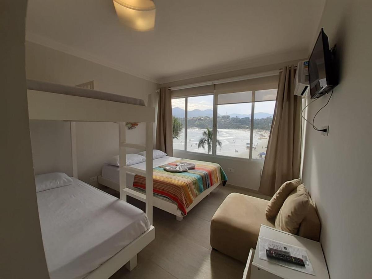 Mansao Tenorio - Suites, Estudio Ou Cobertura Pe Na Areia Ubatuba Eksteriør bilde