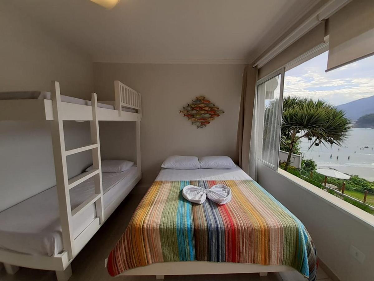 Mansao Tenorio - Suites, Estudio Ou Cobertura Pe Na Areia Ubatuba Eksteriør bilde