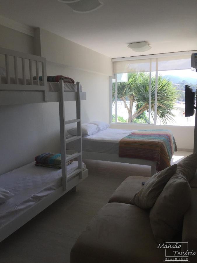 Mansao Tenorio - Suites, Estudio Ou Cobertura Pe Na Areia Ubatuba Eksteriør bilde