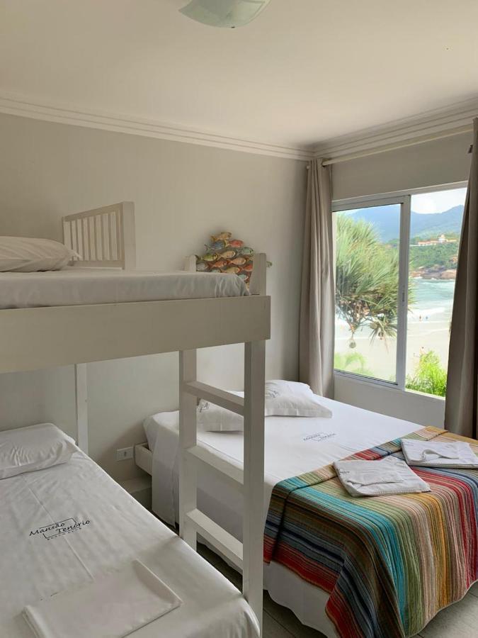 Mansao Tenorio - Suites, Estudio Ou Cobertura Pe Na Areia Ubatuba Eksteriør bilde